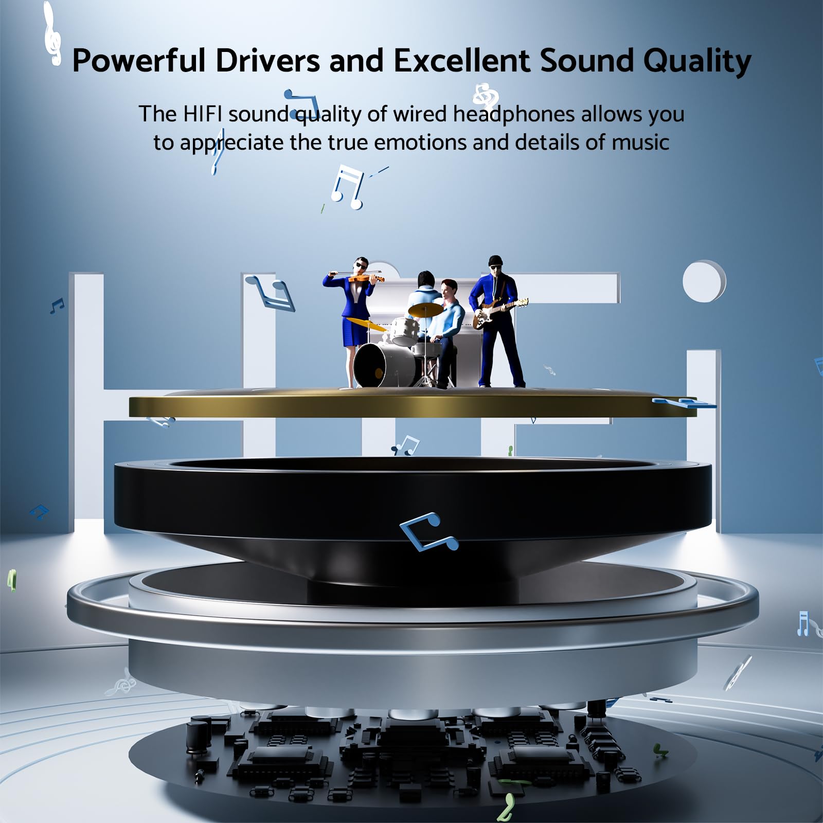 Cuffie stereo 9D Bass tipo C e - Audiophile Headphone Wired recensione e prezzo